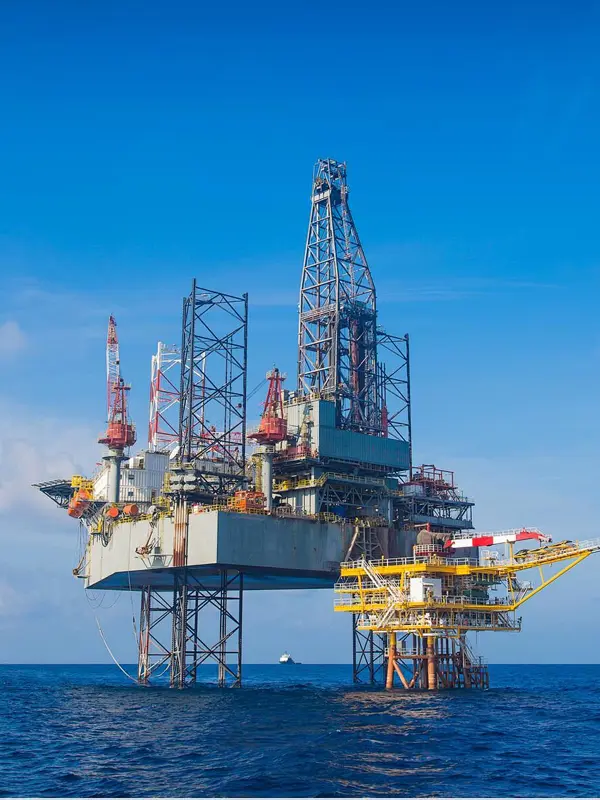 Extracción de petróleo y gas marino